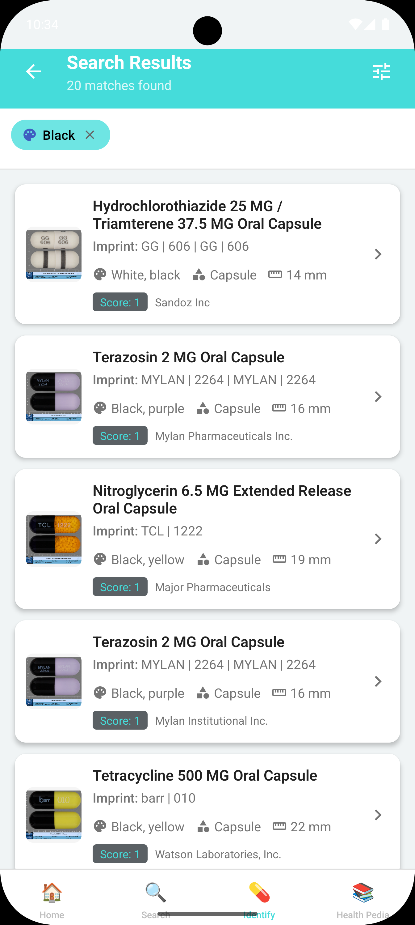 Pill Generic name list Pill Identifier and Drug Info