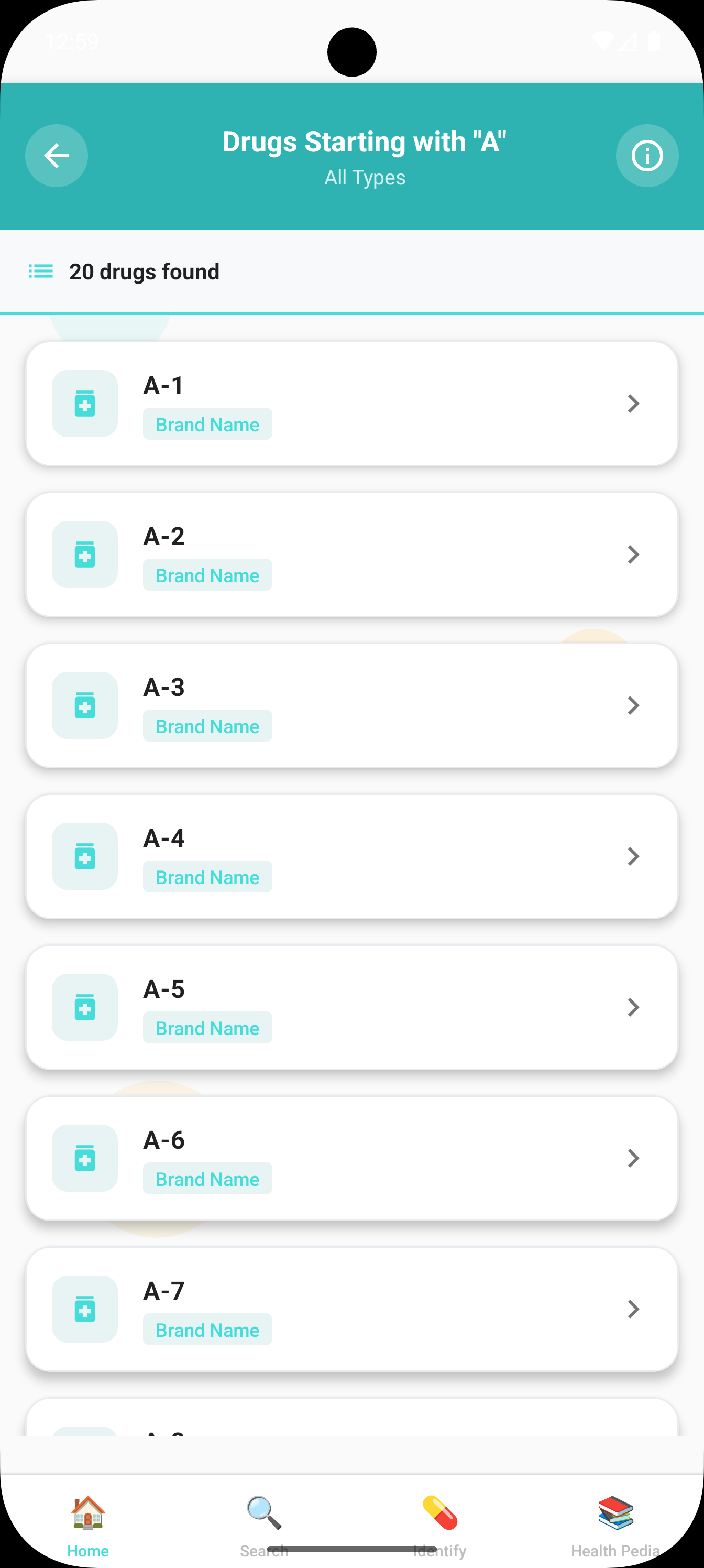 Pill index list Pill Identifier and Drug Info