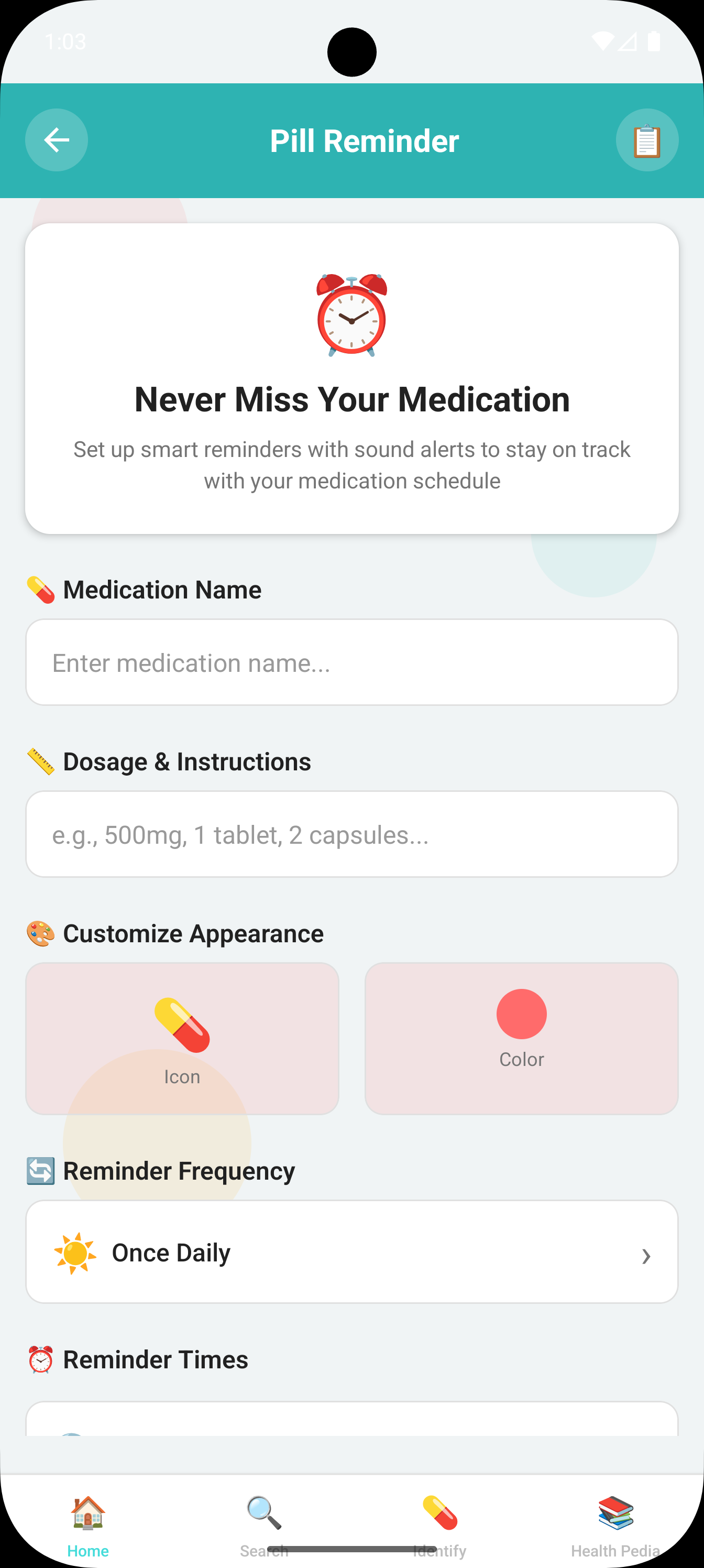 Medication Reminders