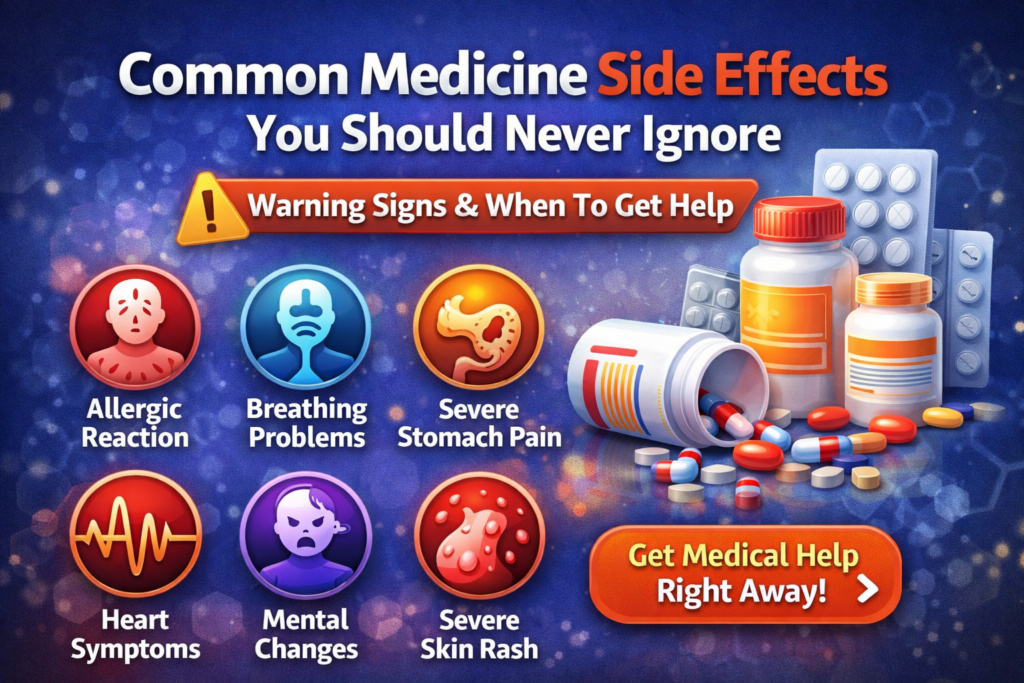 common medicine side effects